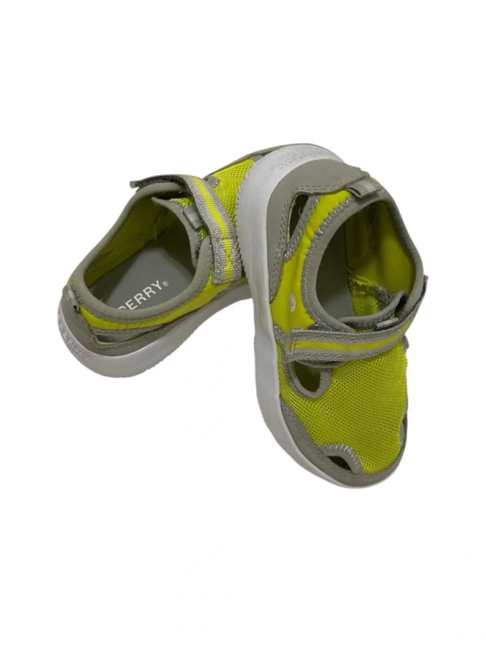 Sperry Coastal Break Toddler 8M US Shoes Textiles Green Slip-on 267631